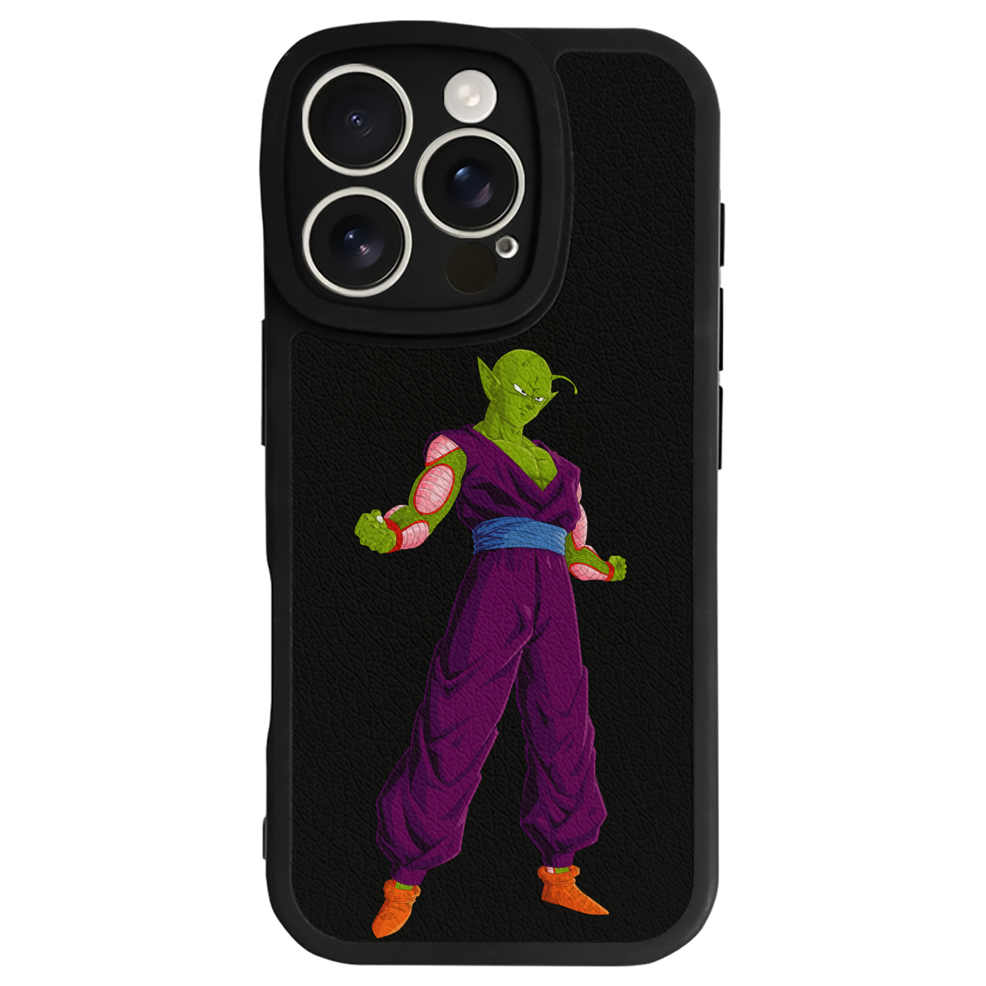 （画像用） ドラゴンボール ピッコロ DRAGON BALL Piccolo 【iPhone 16シリーズ対応】シリコンスマホケース（レザー調） 材質：シリコン